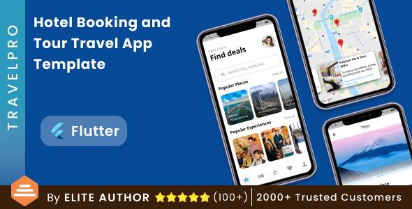 TravelPro – Flutter Travel Booking App Template