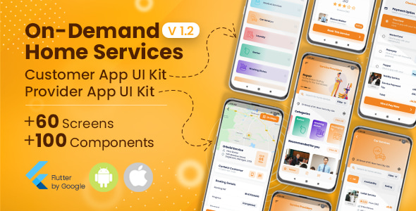 HomeFix - On-Demand Home Services Flutter Template