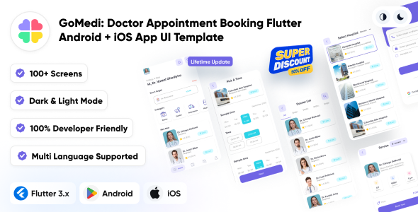 Top Flutter Healthcare App Templates in 2025