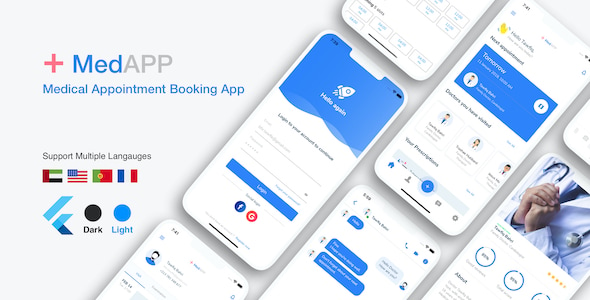 Top Flutter Healthcare App Templates in 2025