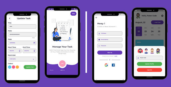 Flutter Project Manager App With Firebase