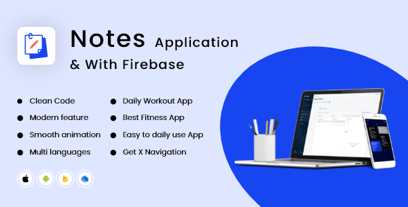 Notes App Template - Effortless Note-Taking, Organising, and Productivity at Your Fingertips!