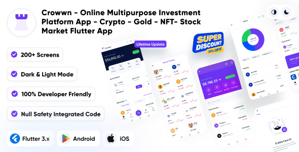 Crowwn - Online Multipurpose Investment Platform App