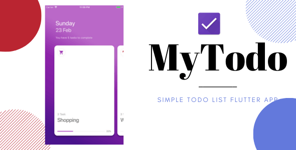 MyTodo - Todo List Flutter App