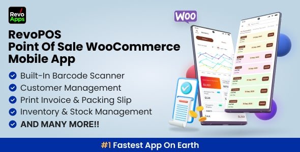 RevoPOS - Woocommerce POS / Point of Sale Flutter Mobile App with Bluetooth Printer Support