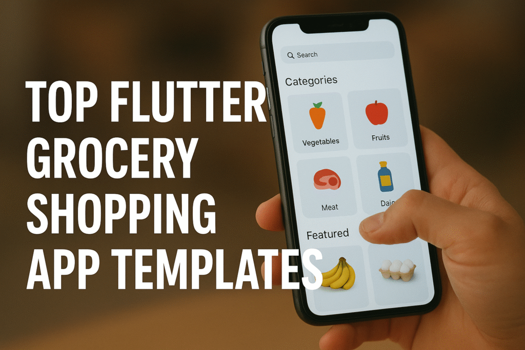 top Flutter grocery shopping app templates
