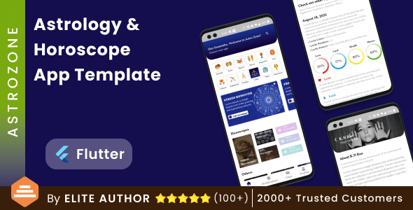 AstroZone Flutter Horoscope App Template
