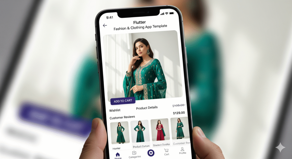 Best Flutter Fashion & Clothing App Templates