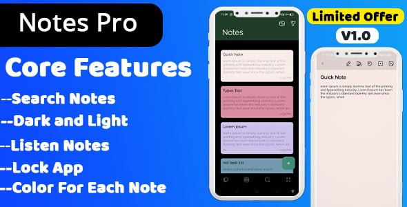Notes - NotesPro App, Notepad And Daily Notes Notebook Quick Notes, Sticky Notes, Complete