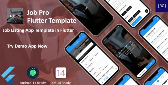 JobPro Flutter Job App Template