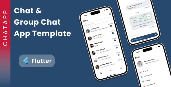 Chat & Group Chat App Template Flutter | Whatsapp Clone