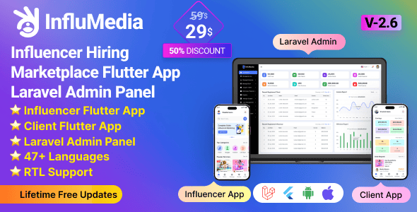 Influencer Hiring Flutter App