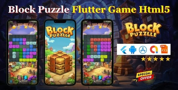 Block Puzzle Flutter Mobile Game