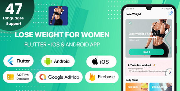 Lose Weight for Women Flutter App