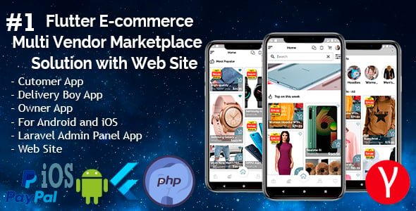 Flutter E-commerce Multi Vendor Marketplace Solution
