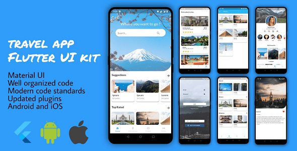 Flutter Travel App for Tourism