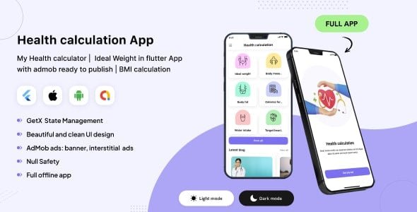 My Health calculator | Ideal Weight in flutter App