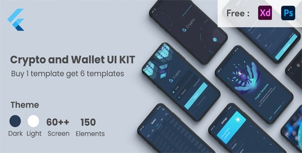 Crypto App Flutter CryptoCurrency App Trade & Wallet Flutter 3.0