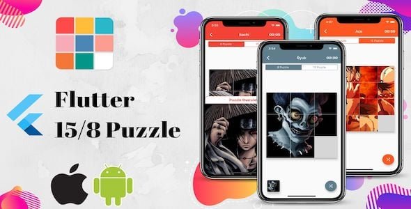 Flutter Puzzle Game for iOS and Android