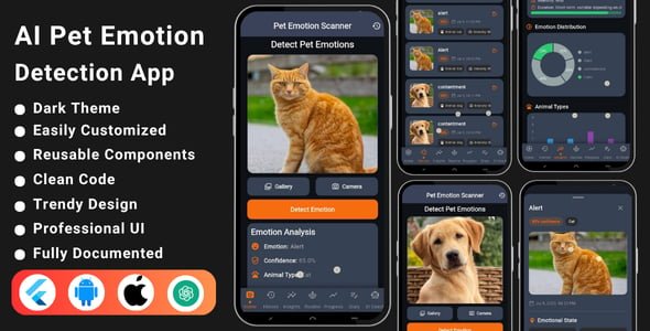 AI-Powered Pet Emotion Detection Flutter App