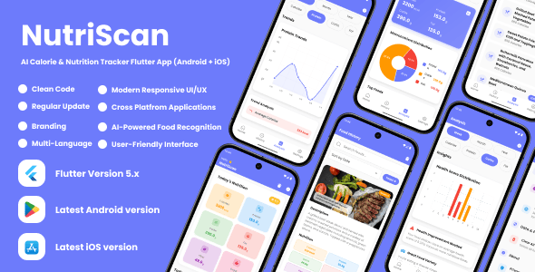 NutriScan – AI Food Nutrition Analysis Flutter App