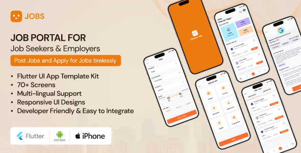 Remote Job App Flutter Template