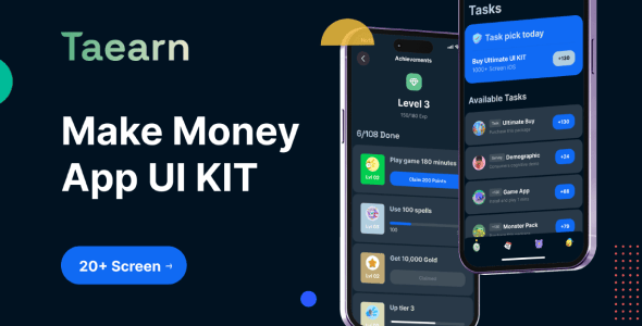 Taearn - Make Money Flutter App