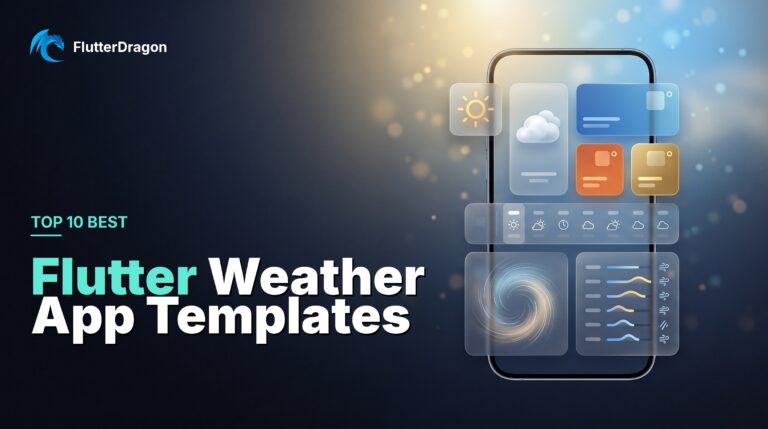 Top 10 Best Flutter Weather App Templates